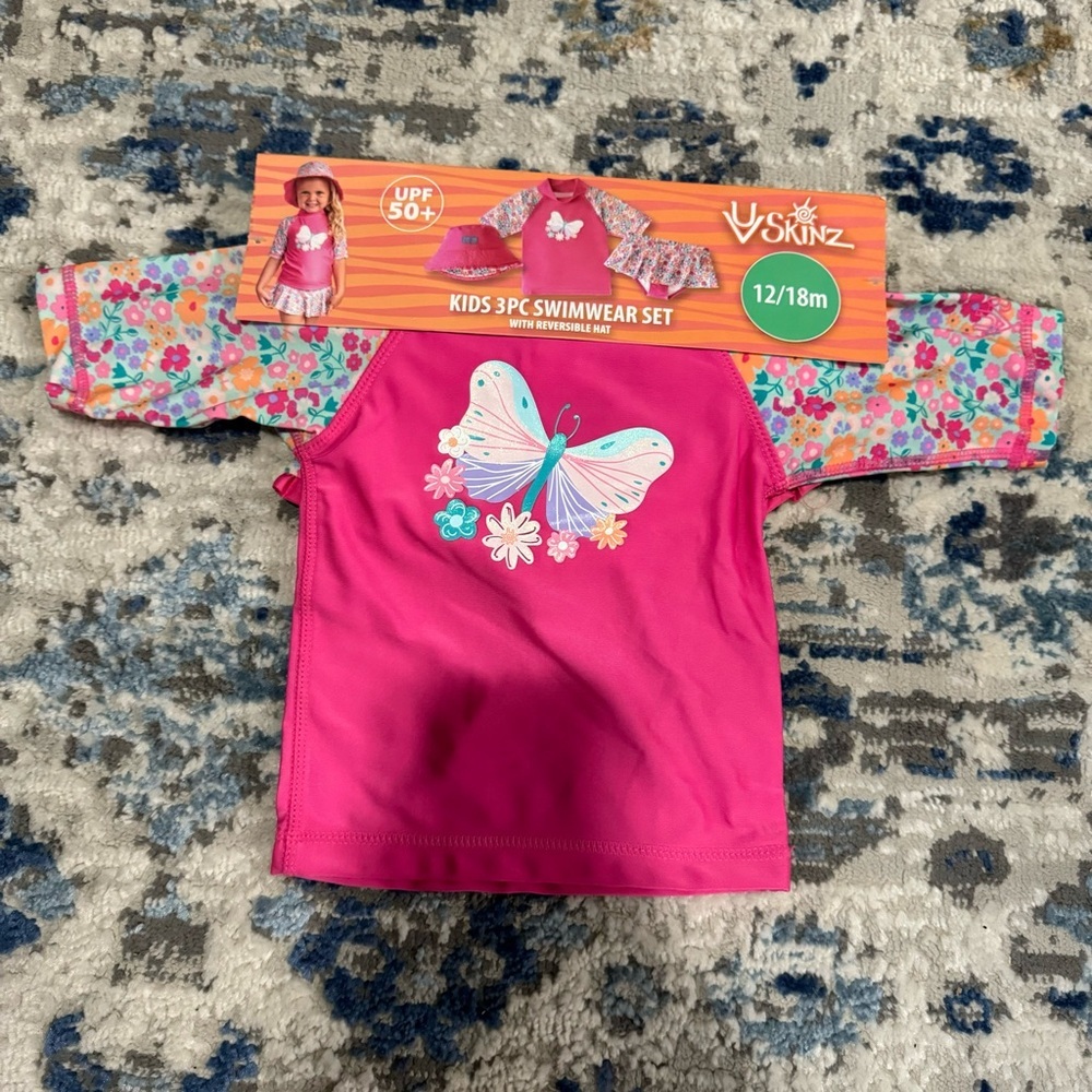 UV Skinz swimwear for 2T Butterfly - Picture 2 of 7